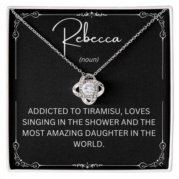 Definition Necklace Etsy