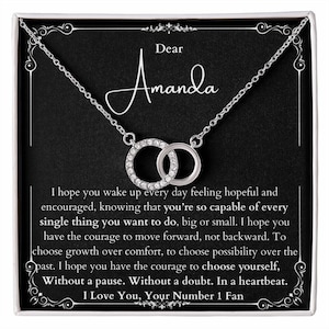 Personalisierte You Are Enough Halskette. Freundschaft Geburtstag Halskette Geschenk. Ermutigungsgeschenk für Bestie. Tägliches Affirmationsgeschenk für Sie