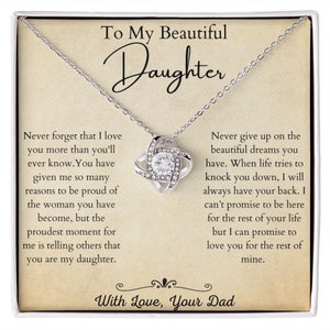 To My Beautiful Daughter from Your Dad, Dad to Daughter, Daughter Gifts, Birthday Gift for Daughter, Graduation Gift, Wedding.