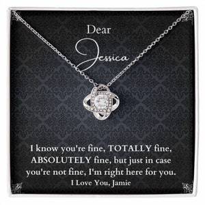 Personnalisé au cas où vous n’iriez pas bien, je suis là pour vous pendentif cadeau pour elle. Get Well Soon Card pour les amis, Salutations d’empathie pour Bestie