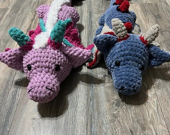 PREORDER Custom Medium Dragon plushie, dragon Stuffed Toy, Emotional support dragon, fantasy animal