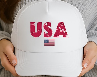USA Flag Hat: Patriotic 4th of July Baseball Cap