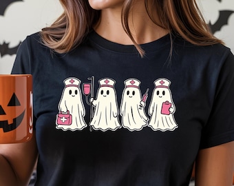 Halloween T-Shirt: Ghost Nurse Sweatshirt