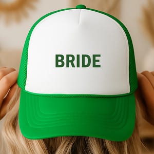 Camp Bachelorette Party Hats: Personalized Bridal Party Gifts