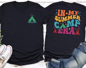 Custom Camp Shirt: In My Summer Camp Era, Camping Crew Gift