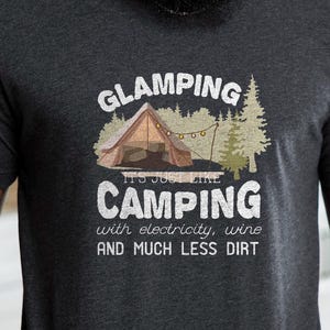 Glamping Camper Shirt: Camping Sweatshirt, Hiking Hoodie