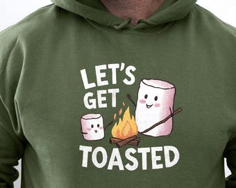 Let's Get Toasted Camping Shirt: Funny Camper Gift
