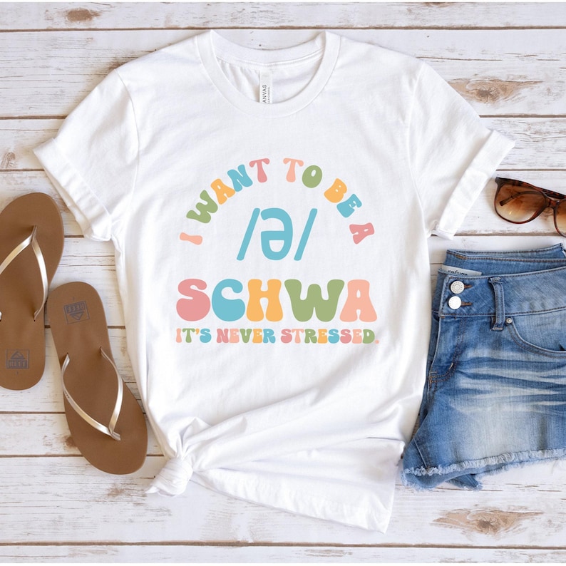 Funny Schwa Reading Teacher Shirt: Literacy Coach Gift image 4