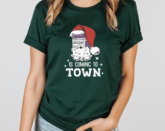 Nurse Christmas Shirt | Sani-Cloth Santa, Medical Holiday Gift