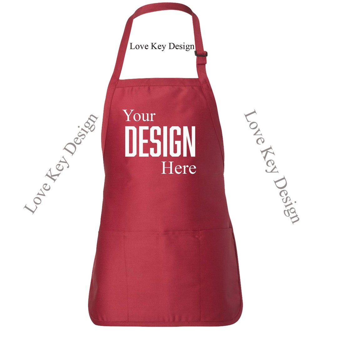 Personalized Name Apronlogo Aproncustom Logo Aproncustom Etsy