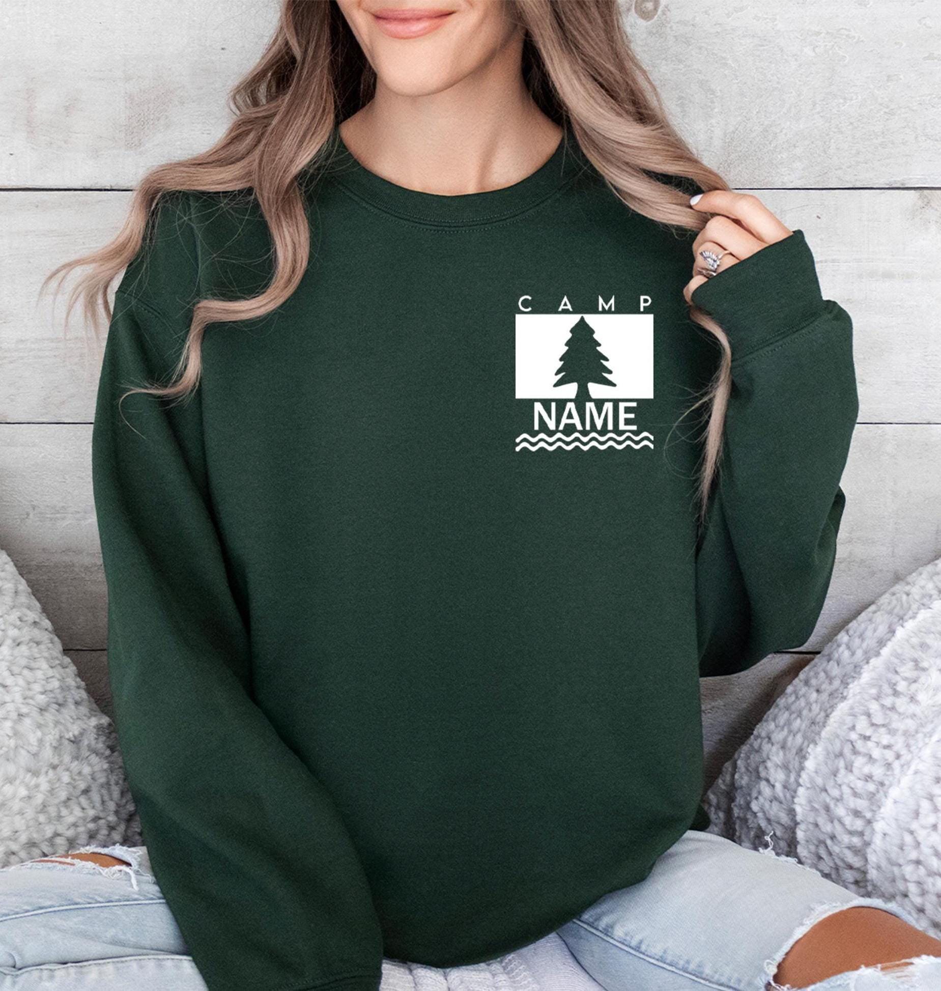 Custom Camping Shirt, Customized Camp Walden Sweatshirt, Parent Trap Long Sleeve Tshirt, Bachelorette Camp Party, Bachelorette Theme