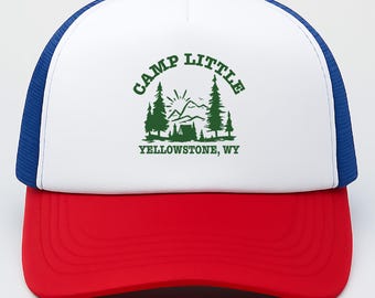 Custom Camp Hat: Personalized Bachelorette Party Camping Cap