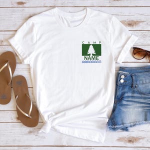 Custom Camping T-shirt: Personalized Camp Walden Style