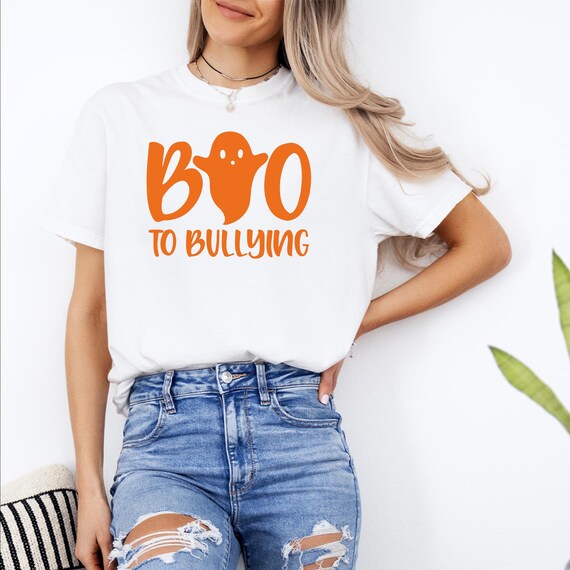 Boo to Bullying Shirt: Anti-Bullying Awareness Tee, Unity Day