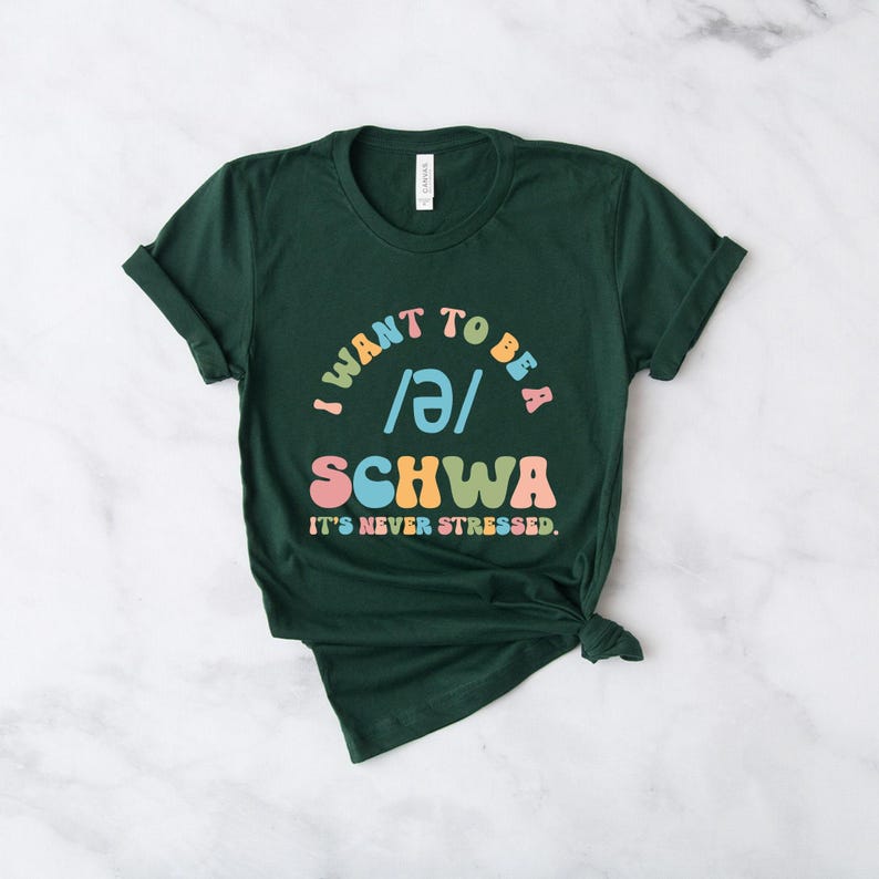 Funny Schwa Reading Teacher Shirt: Literacy Coach Gift image 3
