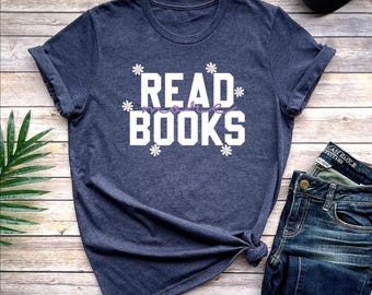 Read More Books Shirt: Bookworm Librarian Gift