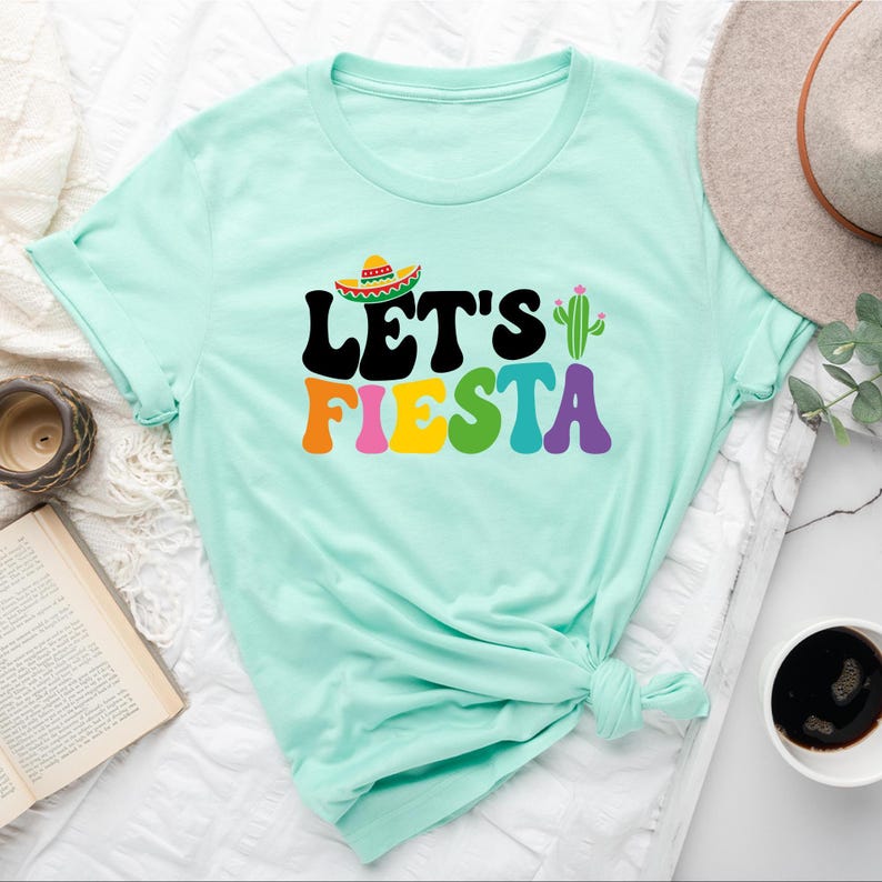 Let's Fiesta Shirt: Cinco De Mayo, Mexican Vacation Tee image 3
