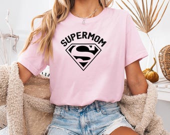 Super Mom T-Shirt, Mother's Day Gift, Trendy Mama Shirt
