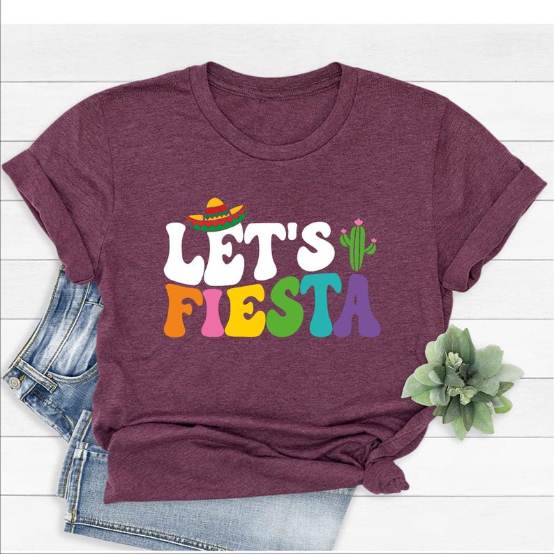 Let's Fiesta Shirt: Cinco De Mayo, Mexican Vacation Tee image 2