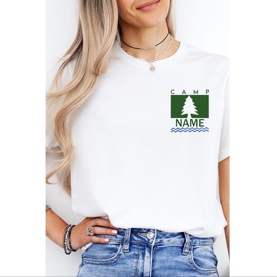 Custom Camping Shirt Personalized Camp Walden Style Bachelorette Party Tee
