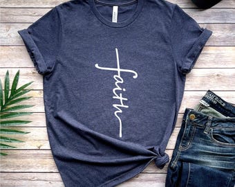 Faith Cross Shirt: Christian Love & Grace Gift
