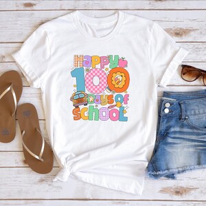 Happy 100 Days of  School Shirt, 100th Day Of School Celebration, Back to School, Gift For Teacher, Kids 100 Days School Shirt