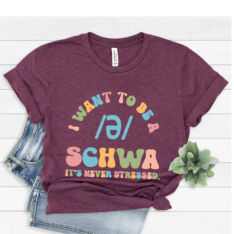 Funny Schwa Reading Teacher Shirt: Literacy Coach Gift image 2