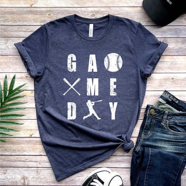 Game Day Baseball Shirt, Baseball Season, Baseball Lover Shirt, Mom Shirt, Baseball Shirt For Women, Sports Mom Shirt, Mothers Day Gift