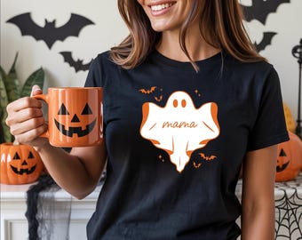 Camiseta de fantasmas para mamá e hija: Mi primer atuendo de Halloween