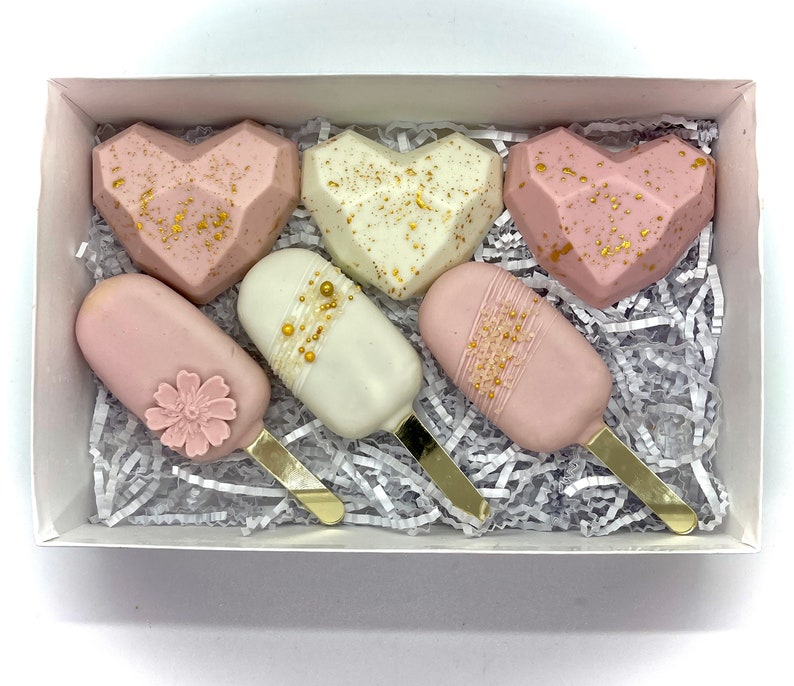 Birthday Cakesicle Treat Box Personalized Gift Treat Box for Etsy