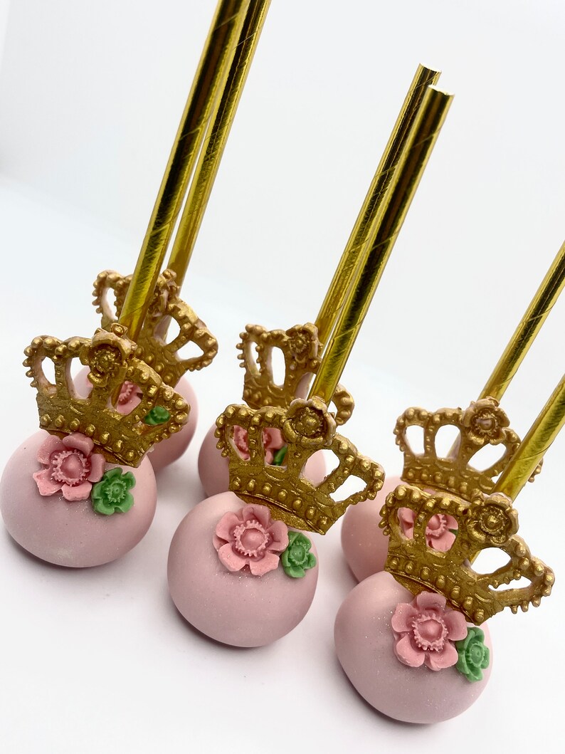 Royal Princess Cake Pops Party Favors Wedding Favors Etsy