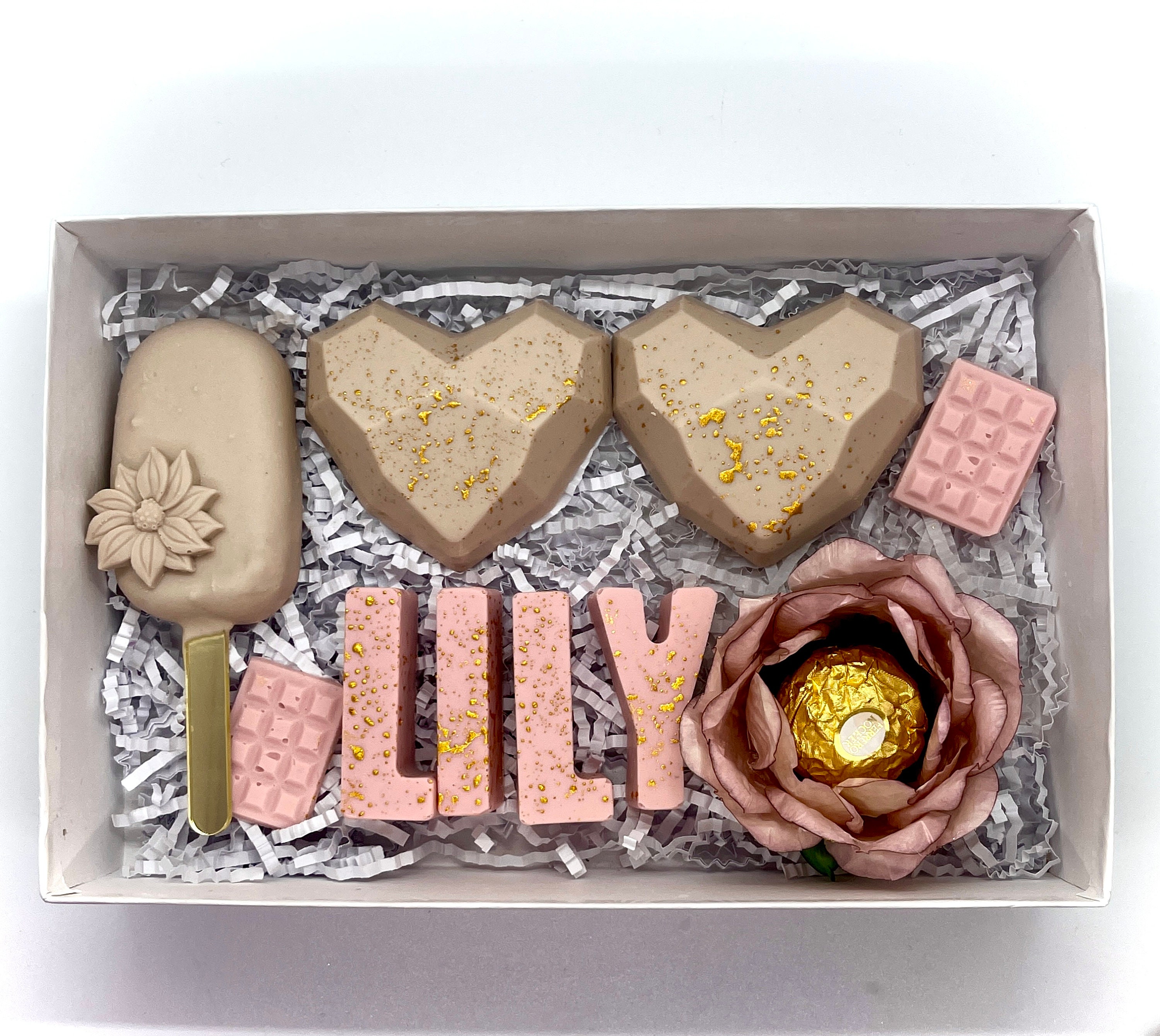 Assorted Treats Gift Box, I Love You Gift Girlfriend, Birthday Gifts for  Her, Friendship Gifts, Personalized Gifts, Cakesicle Treat Box 