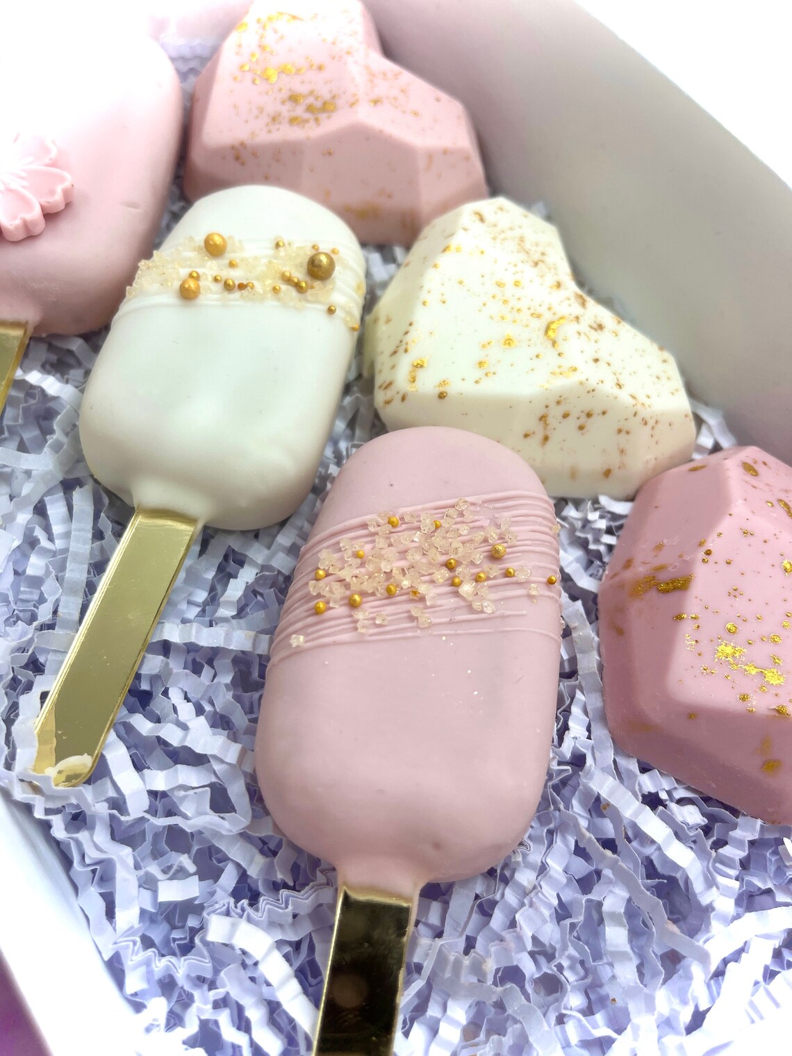 Birthday Cakesicle Treat Box Personalized Gift Treat Box for Etsy