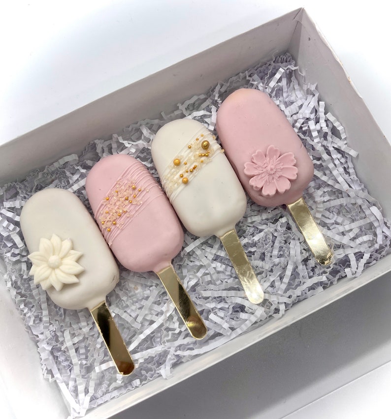 Birthday Cakesicle Treat Box Personalized Gift Treat Box for Etsy