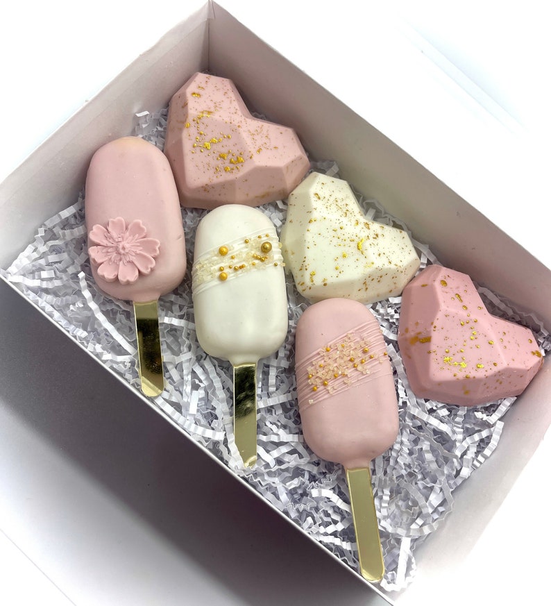 Birthday Cakesicle Treat Box Personalized Gift Treat Box for Etsy