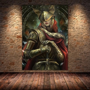 Elden Ring Canvas Print, Wall Art, Wall Decor, Home Decor, Game Canvas Poster Unframed