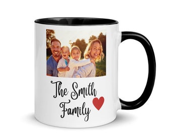 Personalized Family Mug, Pet Family Coffee Mug, Custom Family Gift, Dog Family Mug, Dog and Cat Family Gift, Mom Gift, Dad Gift, Coffee Cup