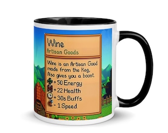 Tasse Stardew Valley, cadeau Stardew Valley, tasse à café vallée, jeu Stardew Valley, tasse Stardew Valley, tasse Stardew, tasse de jeu vidéo, tasse Gamer