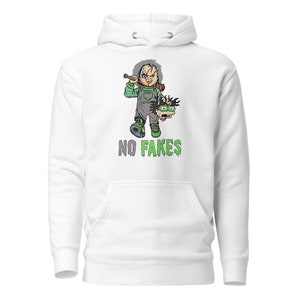 No Fakes Chucky Unisex Hoodie , Gift for Chucky Lovers, Chucky movie fans, Horror Movies Unisex Hoodie