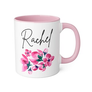 Personalized Coffee Mug, Personalized Name Coffee Cup, Initial Mug, Personalized Gift, Monogram Mug, Personalized Mug for Women, Mug for Mom