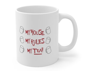 My House, My Rules, My Coffee Mug - Knives Out Coffee Mug - Knives Out Movie Fans