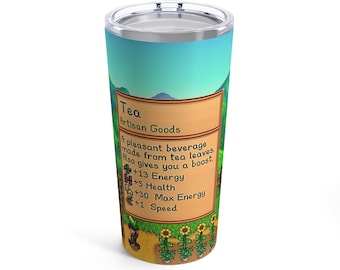 Stardew Valley Tumbler, Prezent Stardew Valley, Gra Stardew Valley, Valley Tumbler,, Stardew Tumbler,, Tumbler do gier wideo, Tumbler dla graczy