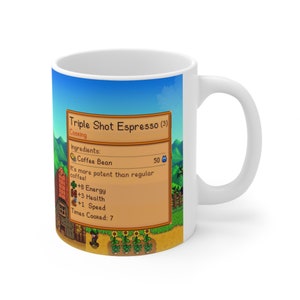 Stardew Valley Mug, Stardew Valley Gift, Valley Coffee Mug, Stardew Valley Game, Stardew Valley Cup, Stardew Mug, Video Game Mug, Gamer Mug