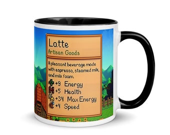 Tasse Stardew Valley, cadeau Stardew Valley, tasse à café vallée, jeu Stardew Valley, tasse Stardew Valley, tasse Stardew, tasse de jeu vidéo, tasse Gamer