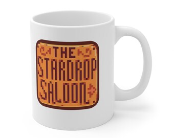 Stardew Valley マグカップ、Stardrop Saloon、Stardew Valley ギフト、Stardew Valley ゲーム、Stardew Valley カップ、Stardew マグカップ、ビデオゲーム マグカップ、ゲーマー マグカップ