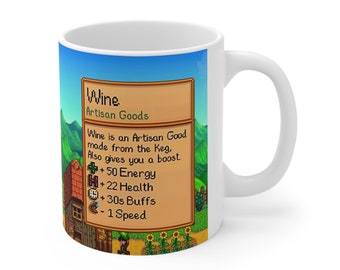 Taza de Stardew Valley, regalo de Stardew Valley, taza de café de Valley, juego de Stardew Valley, taza de Stardew Valley, taza de Stardew, taza de videojuegos, taza de jugador