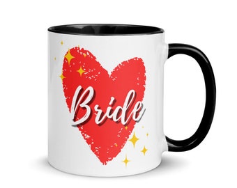 Taza "Vibras de Novia": Regalo de compromiso para la futura novia