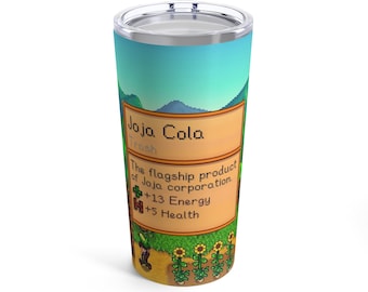 Vaso de Joja Cola de Stardew Valley, Regalo de Stardew Valley, Juego de Stardew Valley, Vaso de Valle, Vaso Stardew, Vaso de jugador