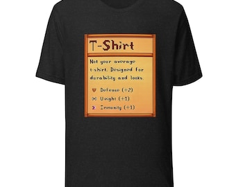 Stardew Valley Unisex T- Shirt, Stardew Valley Gift, Stardew Valley Game, Stardew Valley T-Shirt, Video Game Shirt, Gamer Unisex t-shirt