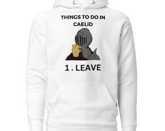Elden Ring Meme, cosas que hacer en Caelid, 1. salir. ,Regalo para Elden Ring Player, Elden Ring Game, sudadera con capucha unisex